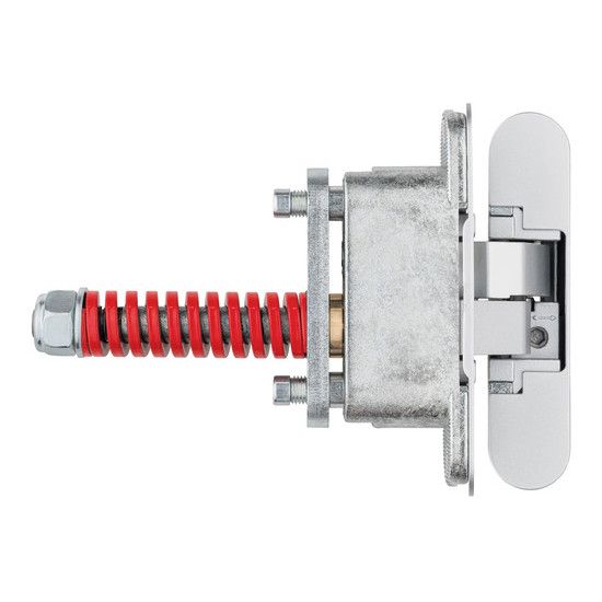 ANSELMI AN 107 3D C60 self-closing concealed hinge, satin chrome (AN 014)