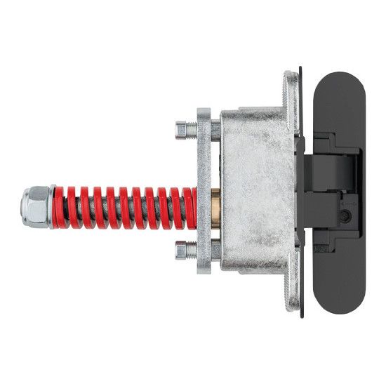ANSELMI AN 107 3D C60 self-closing concealed hinge, black (AN 018)