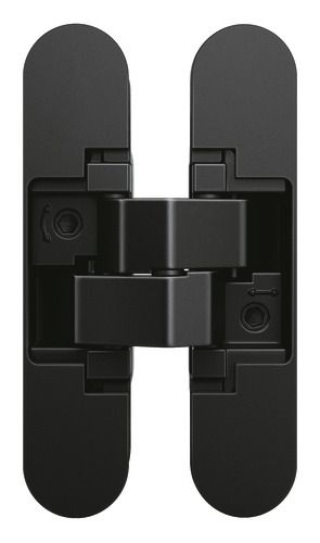 Concealed hinge ANSELMI AN 161 3D FVZ 12/38, black