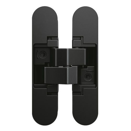 Concealed hinges for exterior doors ANSELMI AN 180 3D, black