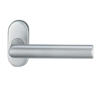 Rankena rėminėms durims ARES 108 FS ant ovalios rozetės, 9 mm, nerūdijantis plienas