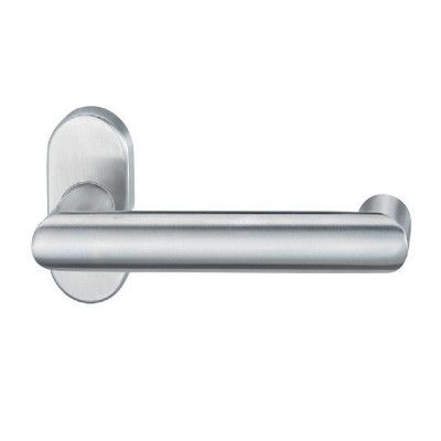 Handle for framed doors ARES 136, 8 mm, stainless steel