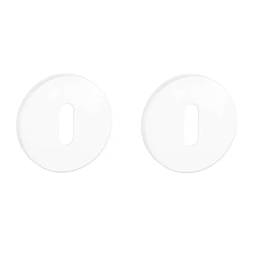 APRILE R BB apvalios rozetės, 5 mm, balta