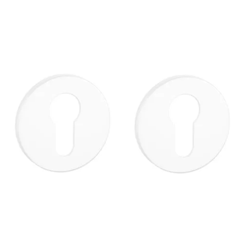 PZ apvalios rozetės Ø 52mm, storis 5mm, matinė balta