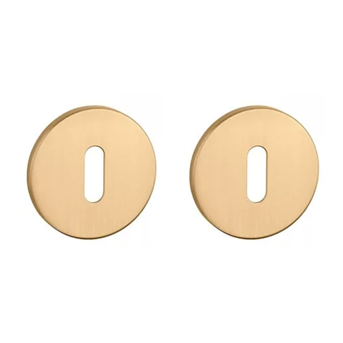 APRILE R BB apvalios rozetės, 5 mm, matinė auksas