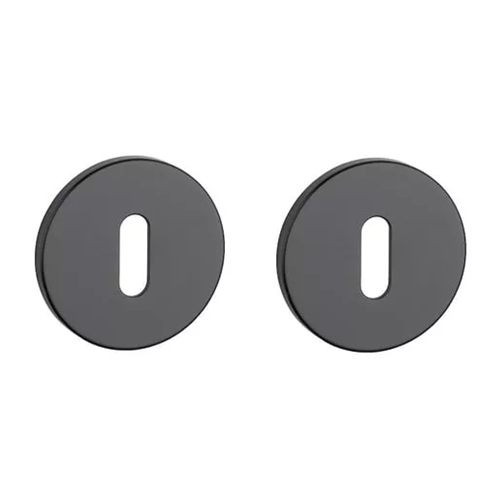 APRILE R BB apvalios rozetės, 5 mm, juoda