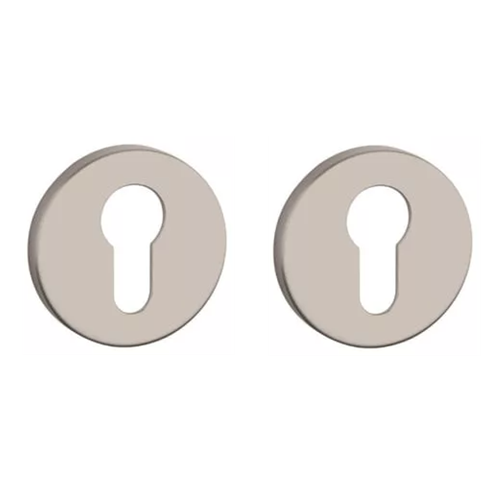 PZ apvalios rozetės Ø 52mm, storis 5mm, nikeliuota