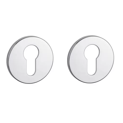 PZ apvalios rozetės Ø 53mm, storis 7mm, poliruotas chromas