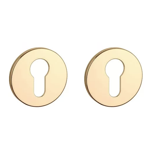 PZ apvalios rozetės Ø 52mm, storis 5mm, blizgus auksas