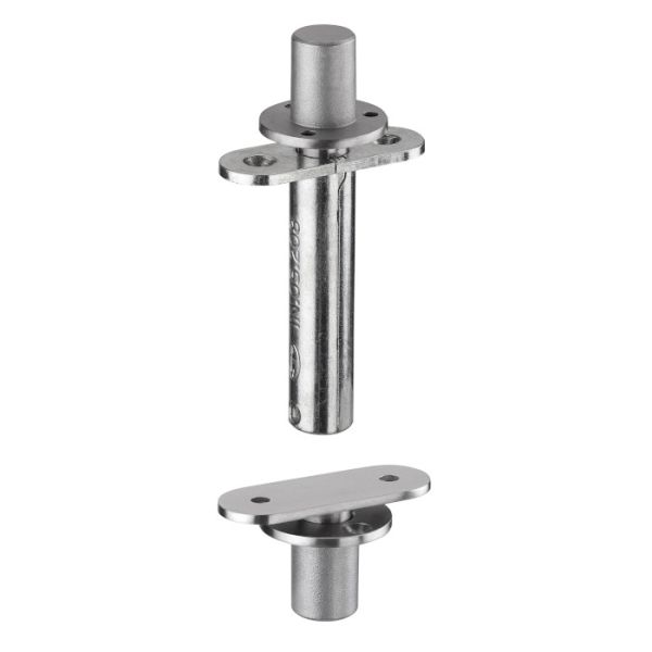 Flush hinge for double or single action wooden doors IN.05.208