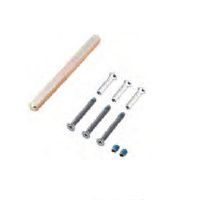 Fastening set for ASL handle/backplate set, door thickness 79-98 mm