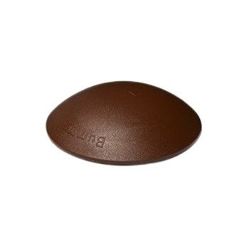 Door stop for handle, brown 60x15 mm