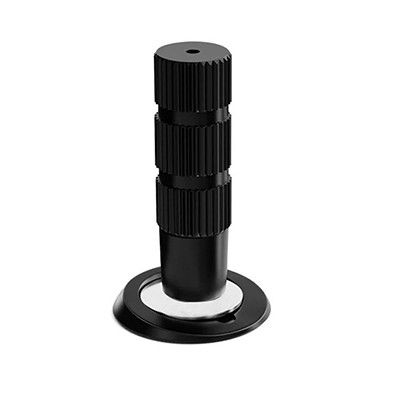 Invisible magnetic door stop, black