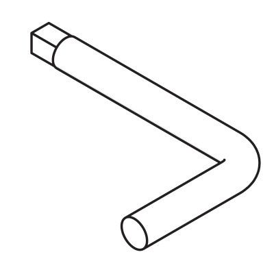 HAWA 10723 Key for deadbolt lock for 10721, 10726