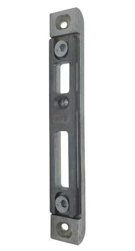 B3619-503V/31-A Adjustable strike plate, rounded, lightly galvanised