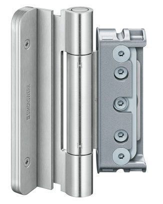 Entrance door hinges (3 hingeds) BAKA protect 4060 3D FD MSTS, light galvanized