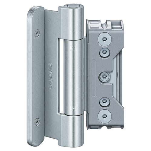Entrance door hinges (3 hingeds) BAKA Protect 4030 3D FD MSTS, light galvanized