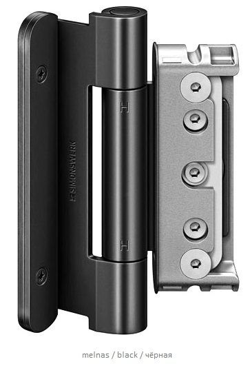 Entrance doot hinge (4th) BAKA protect 4010 3D FD, black