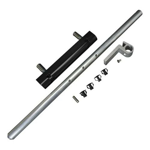 Dropbolt for gates, black RAL 9005