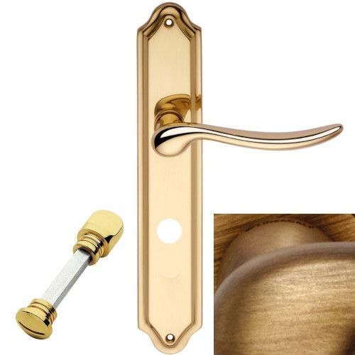 BETA handle/rose set.WC117NT/78mm patine matt