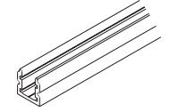 HAWA 405 Floor guide track, anodised, without holes (price per 1 m)