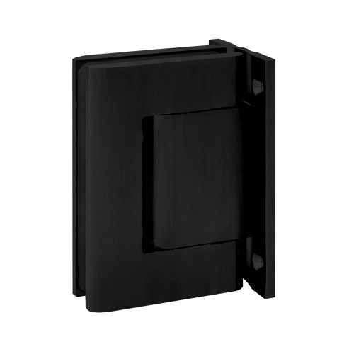 BL 8010 SOL Double-sided hinge for solid glass doors, wall/glass, matt black RAL9005 (062)