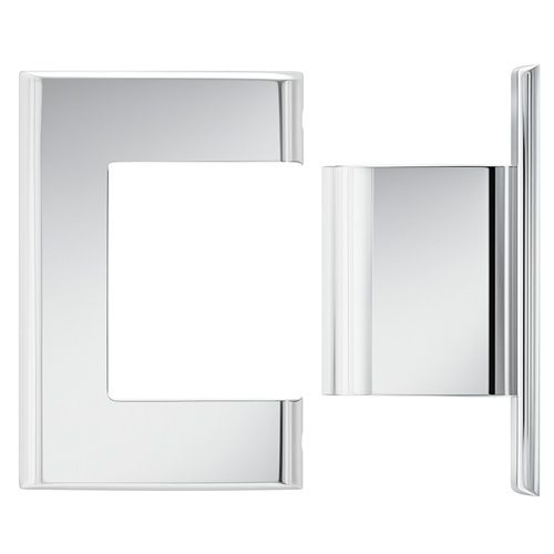 BILOBA covers for hinge 8010BTJC, stainless steel, polished (032)