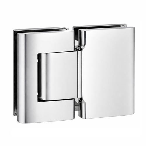 BL 8015 SOL Double-sided hinge for solid glass doors, glass/glass, polished chrome (014)