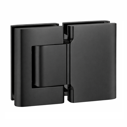 BL 8015 Adjustable hydraulic double-sided hinge, glass/glass, satin black anodized (005)