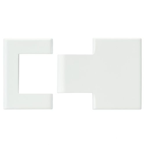 BILOBA covers for hinge 8015BTJC, matt white RAL9016 (095)