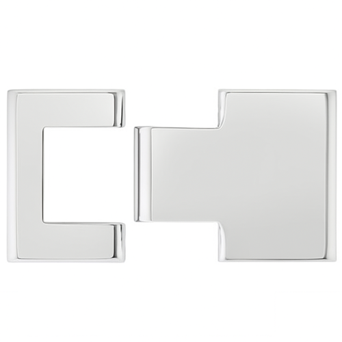 BILOBA covers for hinge 8015BTJC, chrome tone, polished (014)