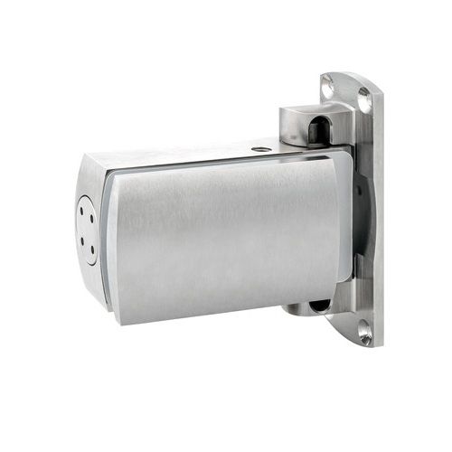 BL 8060 SOL stiklinių durų vyris siena/stiklas, PVD nerūdijančio plieno efektas (013)