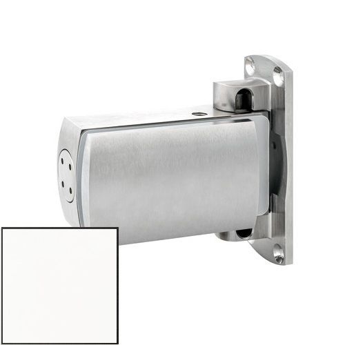 BL 8060 Reguliuojamas hidraulinis vyris, siena/stiklas, matinis baltas RAL9016 (095)