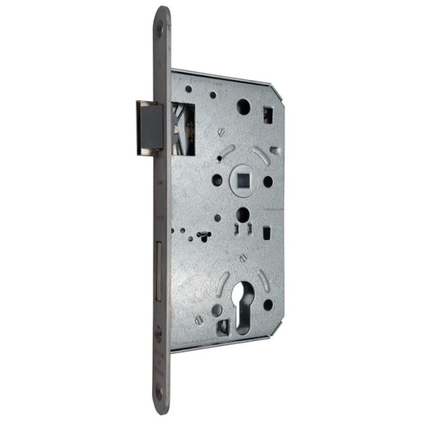 Mortise lock 1000 for fireproof doors. PZ 55/72/20, stainless steel, LEFT