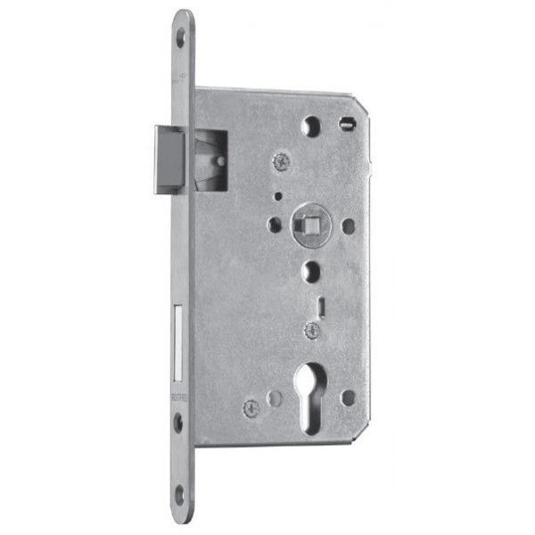 Mortise lock 300 PZW 65-72-24, st.steel, RIGHT