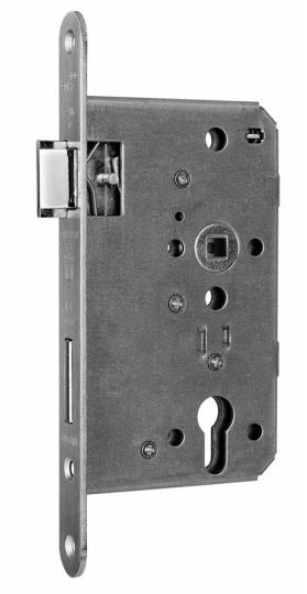 1013 D REVERSE panic door lock for inward opening doors, PZ65/72/24, stainless steel, RIGHT