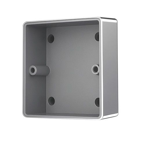 Cbutton 11C Back box for surface mounting, 86×86 mm, stainless steel