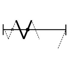 HAWA Centerfold 80 H additional set for 2 central leaves, without guide