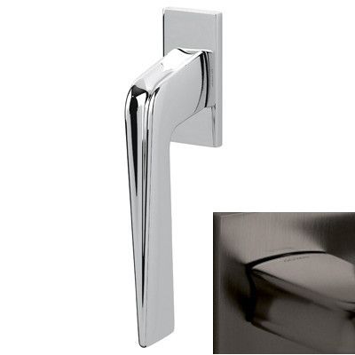 Lango rankena CHEVRON, superantracitas, satinuota