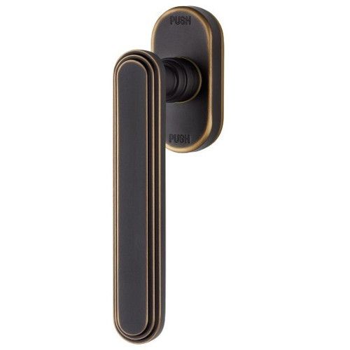 CHIC SK window handle with SMARTBLOCK function, matt bronze