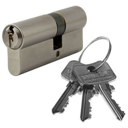 Profilio cilindras 40-55 FZG, žalvaris, nikeliuotas