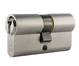 Profile cylinder F5 25-25, matt nickel