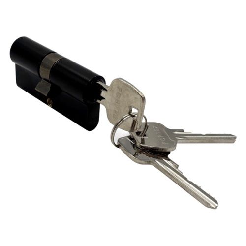 Profile cylinder 8E, 35 x 35 mm ZNE, 3 keys, black