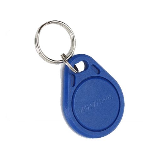 Chip with dual frequency for access control systems EM 125 kHz + MF 13.56 MHz, blue