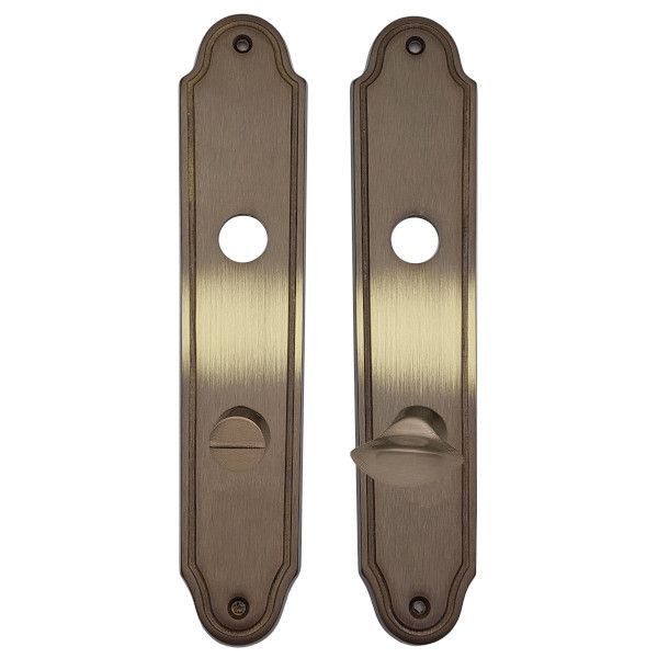 CLIO plokštelė WC 78 mm, rudas žalvaris