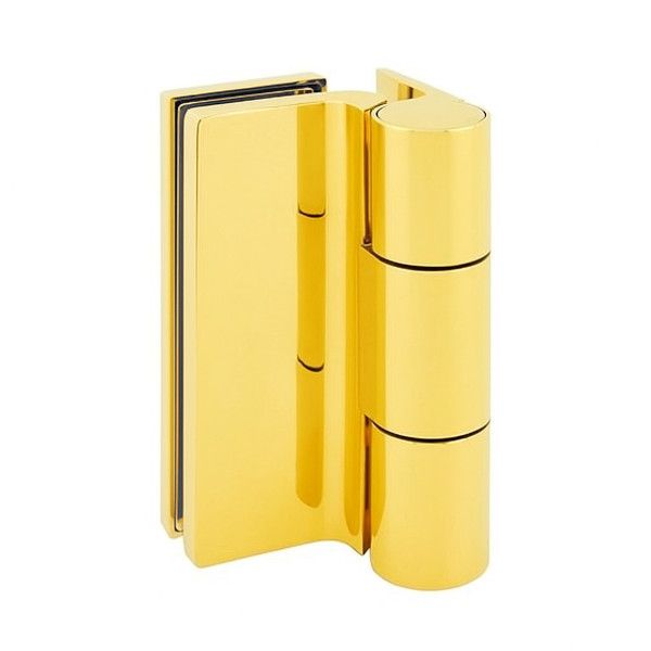 CO 8682 Sieninis/stiklinis vyris viso stiklo durims, poliruotas auksas PVD (016)