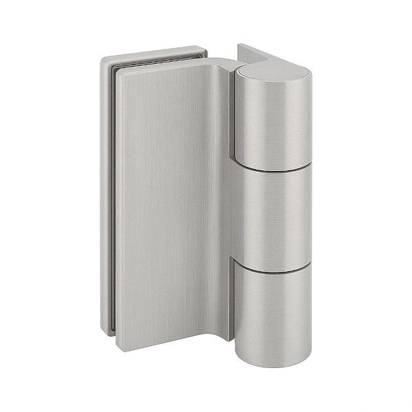 CO 8682 Sieninis/stiklinis vyris viso stiklo durims, nerūdijančio plieno išvaizda (013)