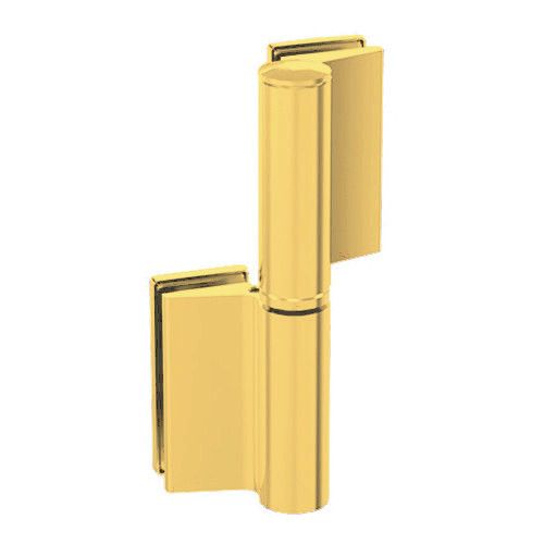 EV 835E50 SOL All-glass door hinge glass/glass, PVD polished gold (016), LEFT