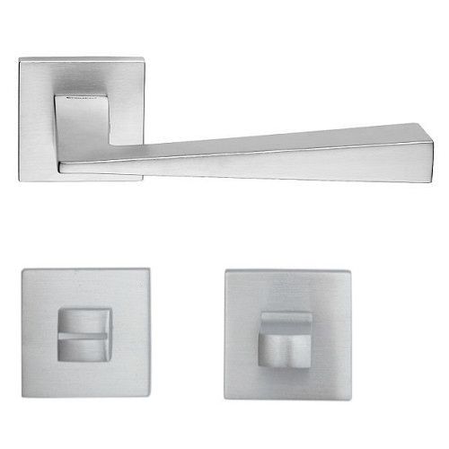 CONICA ZINCRAL rankenos rinkinys su rozetėmis 024 grt.WC 234NT, matinis chromas