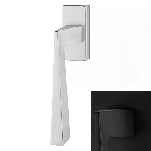 CONICA ZINCRAL lango rankena, juodai dažyta